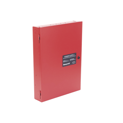 Fuente de Alimentación Remota / 6 Amperes / 2 Entradas / 5 Salidas NAC o Auxiliar de 24 Vcc / Compatible con paneles Notifier, Farenhyt, Silent Knight y Fire-Lite / Gabinete Rojo