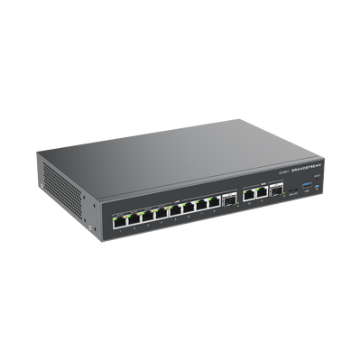 4 en 1: Firewall Nueva Generación, Router, PBX IP, Switch 10 Puertos Gigabit (4 PoE) + 2 Puertos SFP 2.5 Gigabit