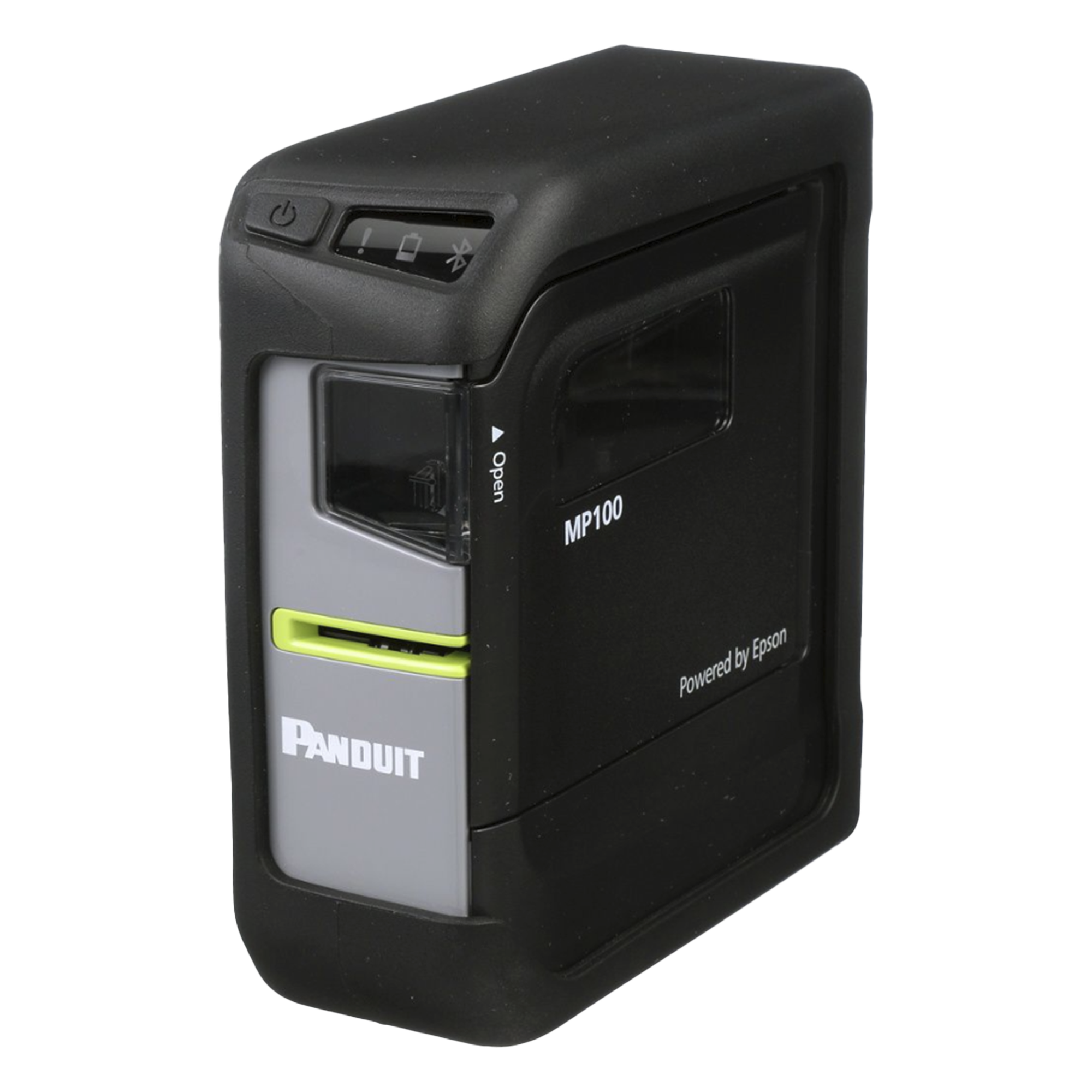 Impresora Etiquetadora, Compatible con Etiquetas de Hasta 1 Pulgada (2.54 cm) de Ancho, Resolución de 180 dpi y Velocidad de Impresión Rápida — PANDUIT · SKU MP100