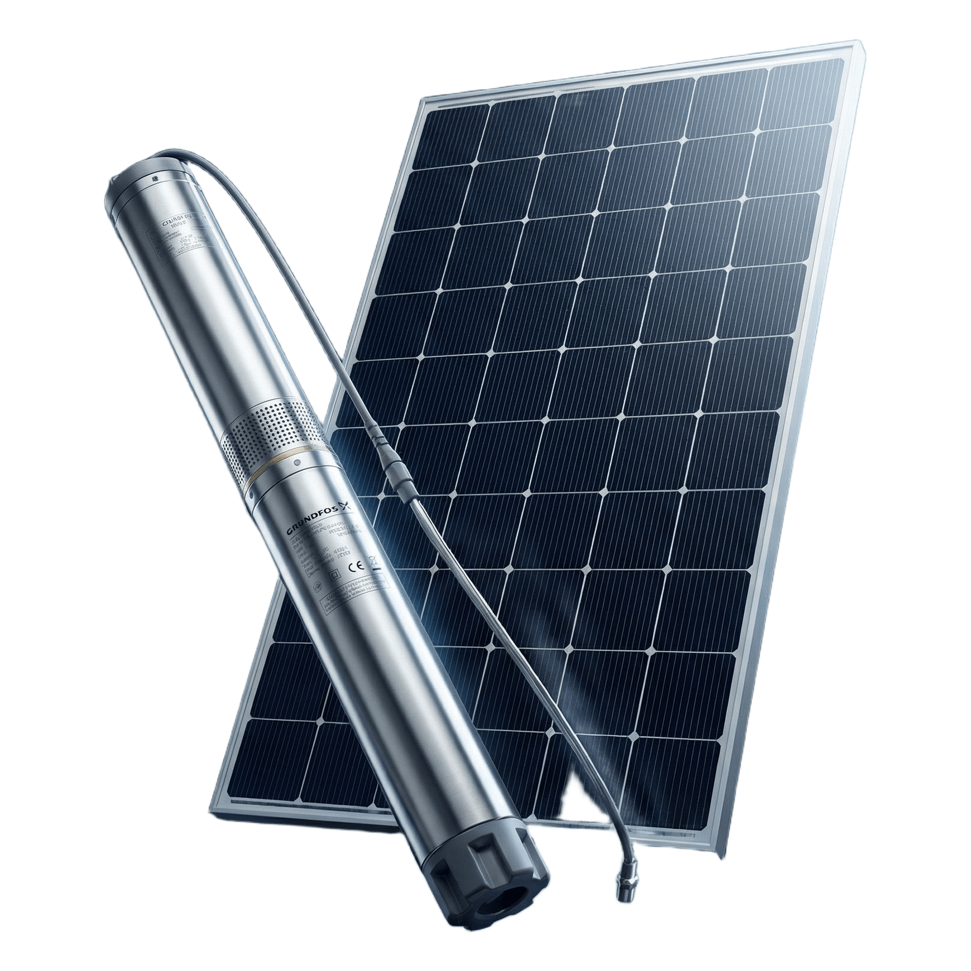 Kit de Bombeo Solar para bomba 15SQF-290 — GRUNDFOS · SKU 15SQF290KIT