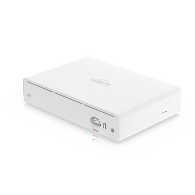 Consola UISP de Ubiquiti / Gateway y Switch de Red Gigabit / Controlador con Plataforma UISP para gestión remota de WISP (airMAX, airFiber, uFiber, LTU, edgeMAX, airCube) / 128 GB SSD / (1) WAN 1GbE / (1) WAN SFP+10G / (8) puertos LAN GbE RJ45 