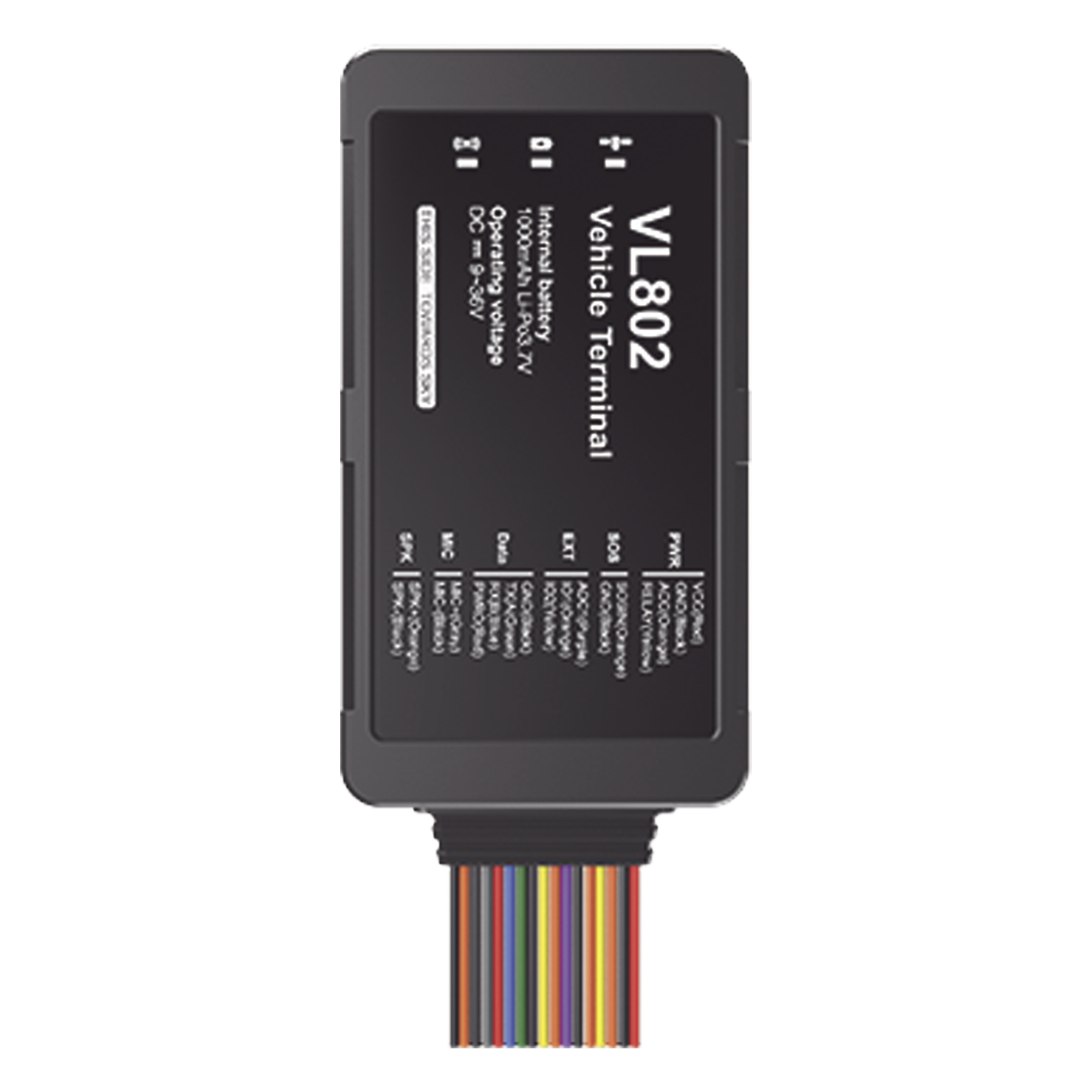 Localizador vehicular 4G Boton de Emergencia y Relevador incluidos / detección de apertura de puertas / multiples salidas digitales / compatible con sensor ultrasonico de combustible — JIMIIOT · SKU VL802