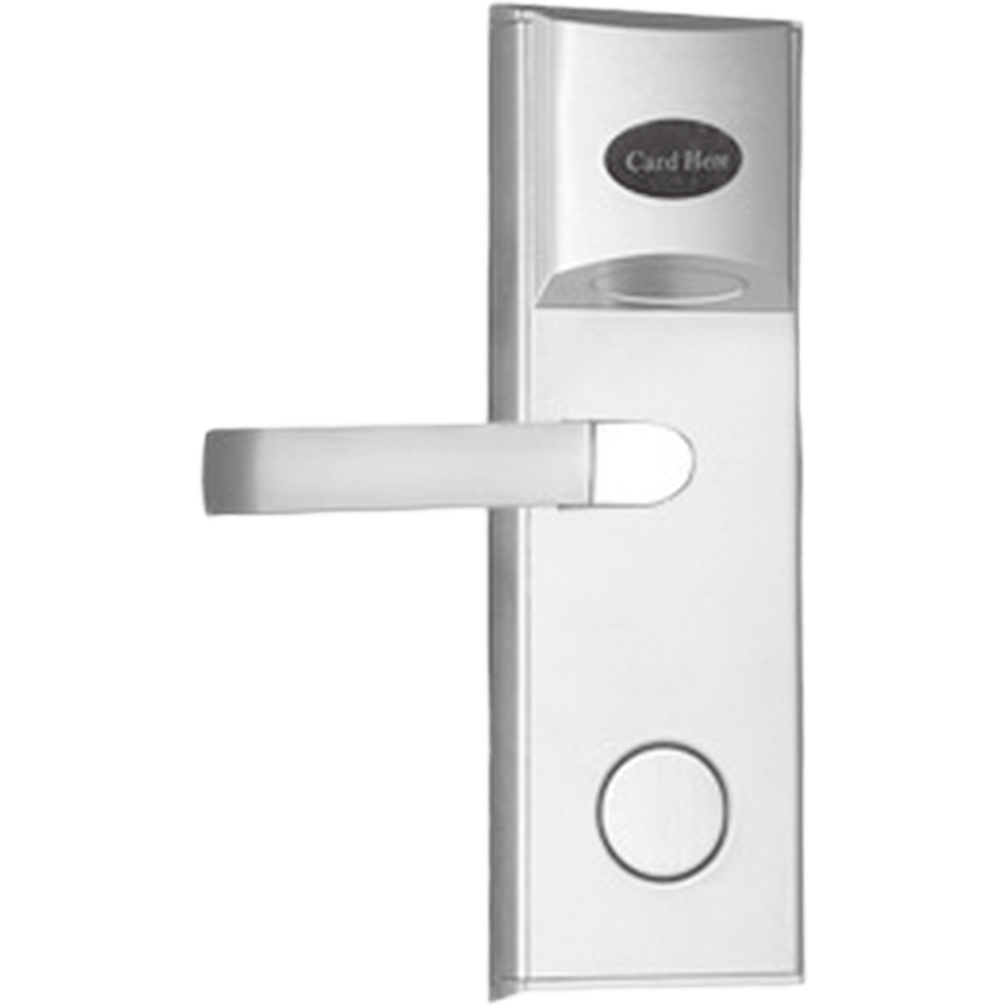 Cerradura para Hotel Izquierda / MIFARE 13.56 MHz / Acero Inoxidable / 224 Eventos / 4 Baterías AA