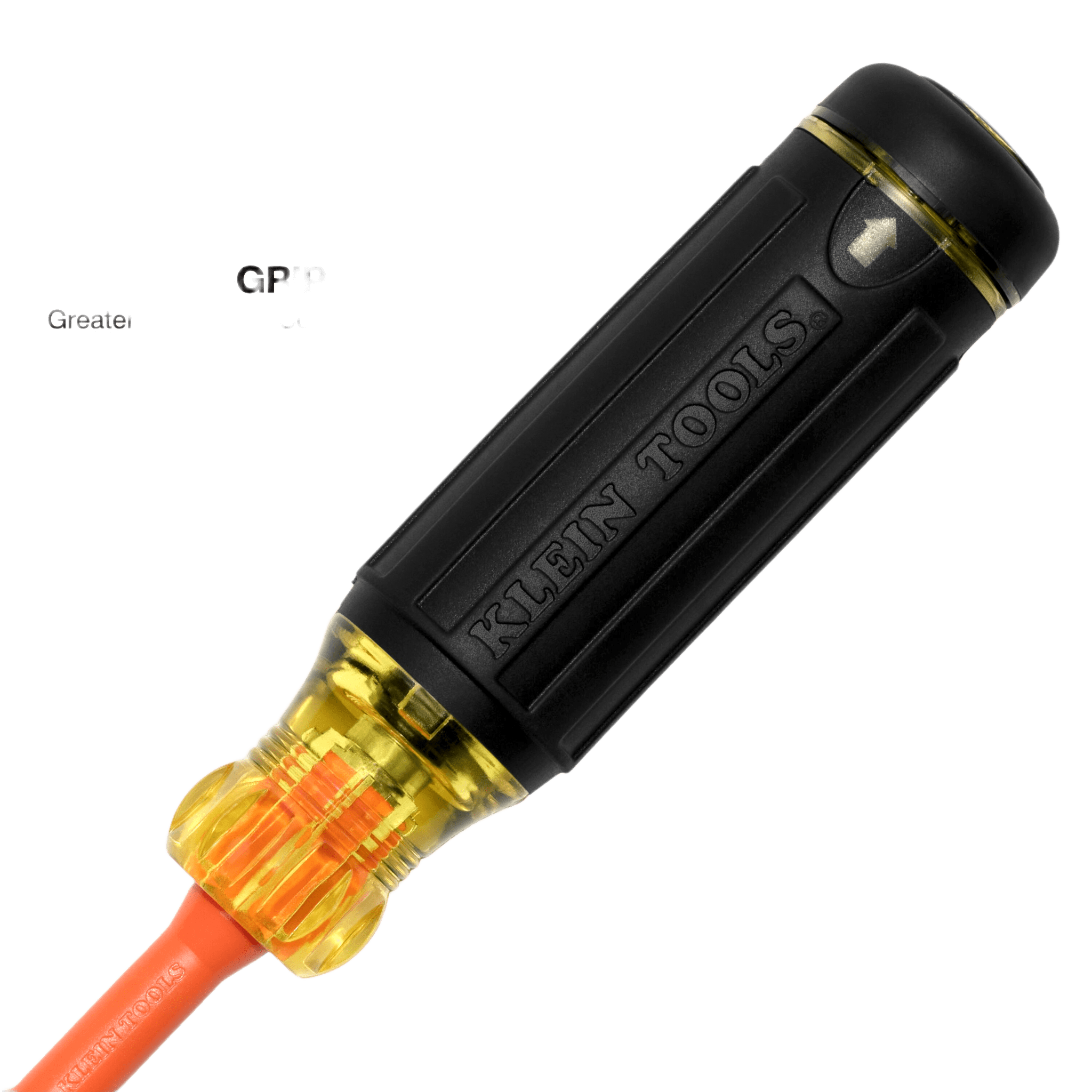 Destornillador Aislado 6-en-1 Auto-Lock / Aislado 1000V CAT III / Almohadilla de agarre / Almacenamiento de brocas integrado / Bits Philips #1 #2 / Slotted 3/16" 1/4" / Square #1 #2