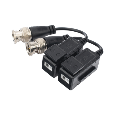 Kit de Transceptores (Baluns) con Terminal PUSH SUPERIOR, Resolución 4K , Cable flexible COAXIAL Blindado / COAXITRON / AUDIO POR COAXITRON / Menu OSD /Conector 100% COBRE / protección TVS, Calidad PREMIUM