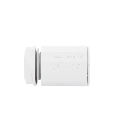 Conector de tubería rígida a caja (Racor), PVC Auto-extinguible, de 50 mm