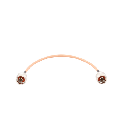 Jumper con Cable LP142 de 30 cm (11.81 pulgadas), con Conectores N Macho a N Macho.