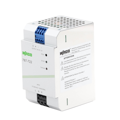 Fuente de Alimentación / 24V DC / 5A / 120W / PFC Activo / Montaje Carril DIN / IP20 / Conectores CAGE CLAMP® 4 mm²