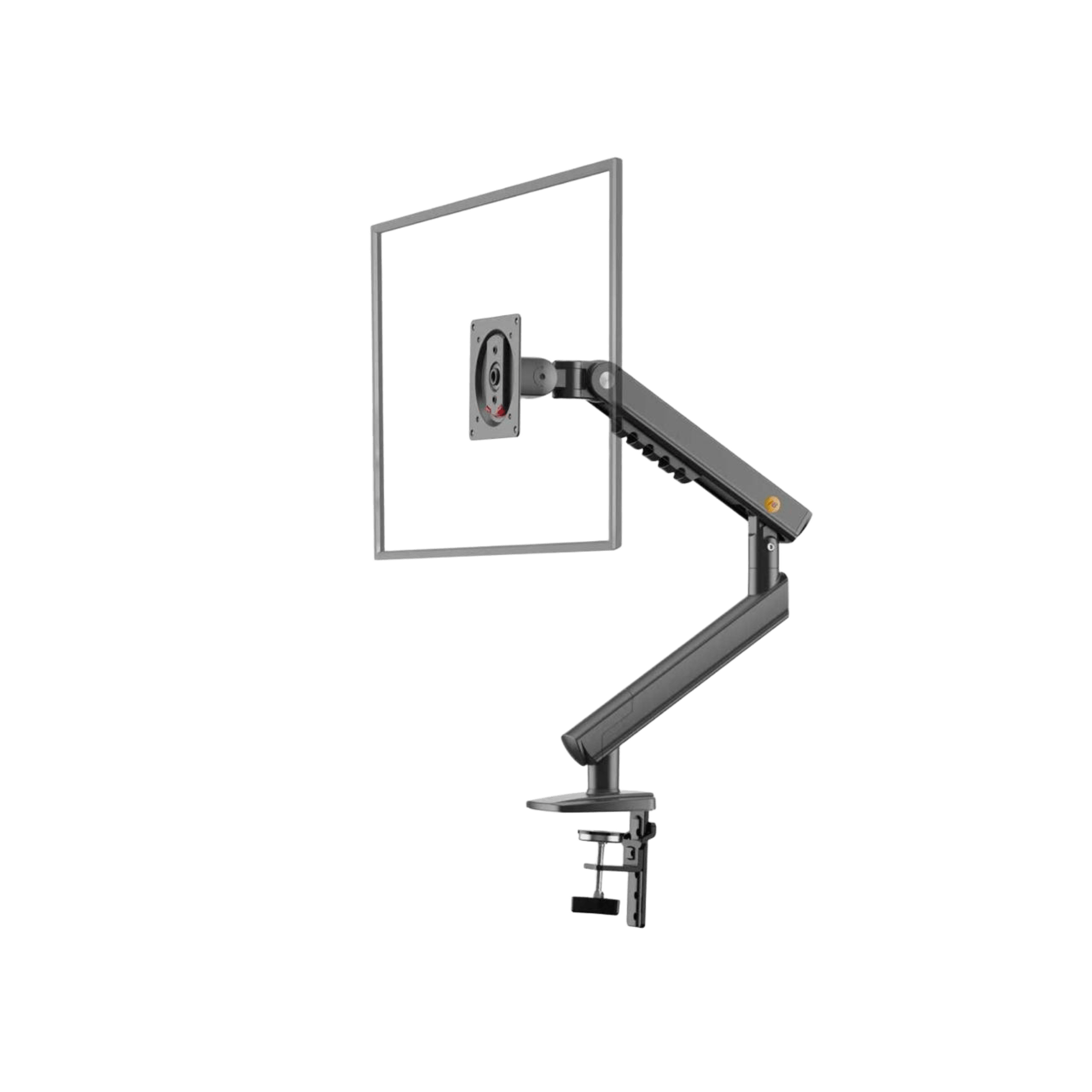 Soporte de Brazo Ergonómico para Monitor / 17"-32" / Carga 2-7 kg / Ajuste de Altura 419 mm / Rotación ±90° / VESA 75×75 y 100×100