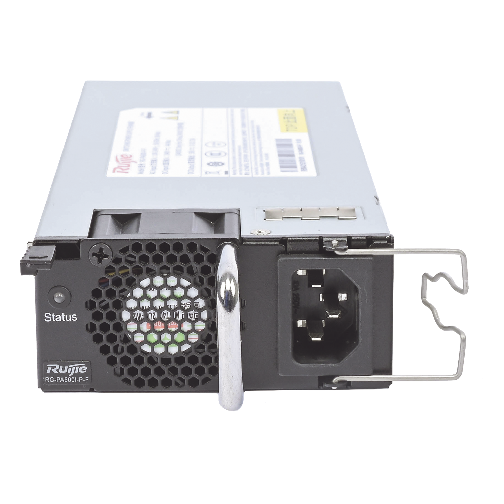 Fuente de Energía Modular, proporciona hasta 370 Watts para Switches Empresariales Ruijie Networks — RUIJIE · SKU RG-PA600I-P-F
