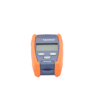 Medidor de Alta Potencia (Micro OPM) para Fibra Óptica con Localizador Visual de Fallos (VFL), Entrada Universal de 2.5 mm (para Conectores SC, ST y FC), Rango de Medición: -50 a +26 dBm