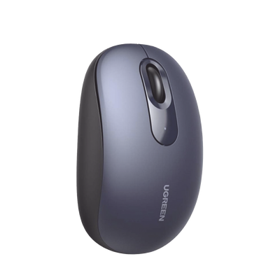 Mouse Inalámbrico 2.4G 800/1200/1600/2400 DPI | Función de 3 botones | Alcance 10m | Silencioso | Ergonómico | Anti-caída y Anti-interferencias | Batería Alcalina AA incluida | Midnight Blue.