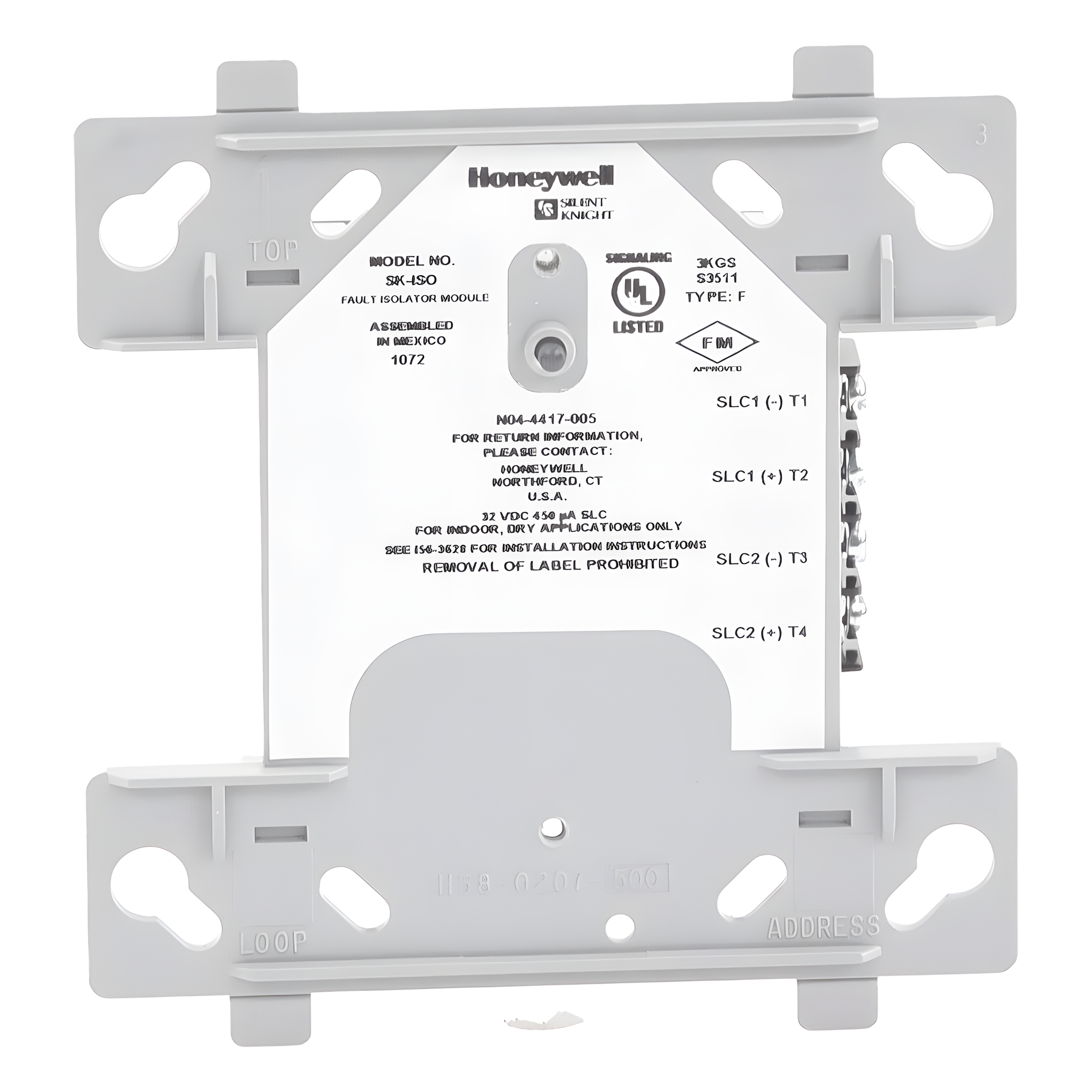 Módulo Aislador de Cortocircuito — SILENT KNIGHT BY HONEYWELL · SKU SKISO