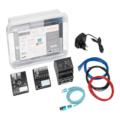 PLC Industrial Arduino Opta / Micro PLC IoT / Dual-core STM32H747XI / 8 Entradas Analógicas-Digitales / 4 Relés 10A / Ethernet + RS485 + WiFi-BLE / Programación Arduino + IEC-61131-3 / IP20