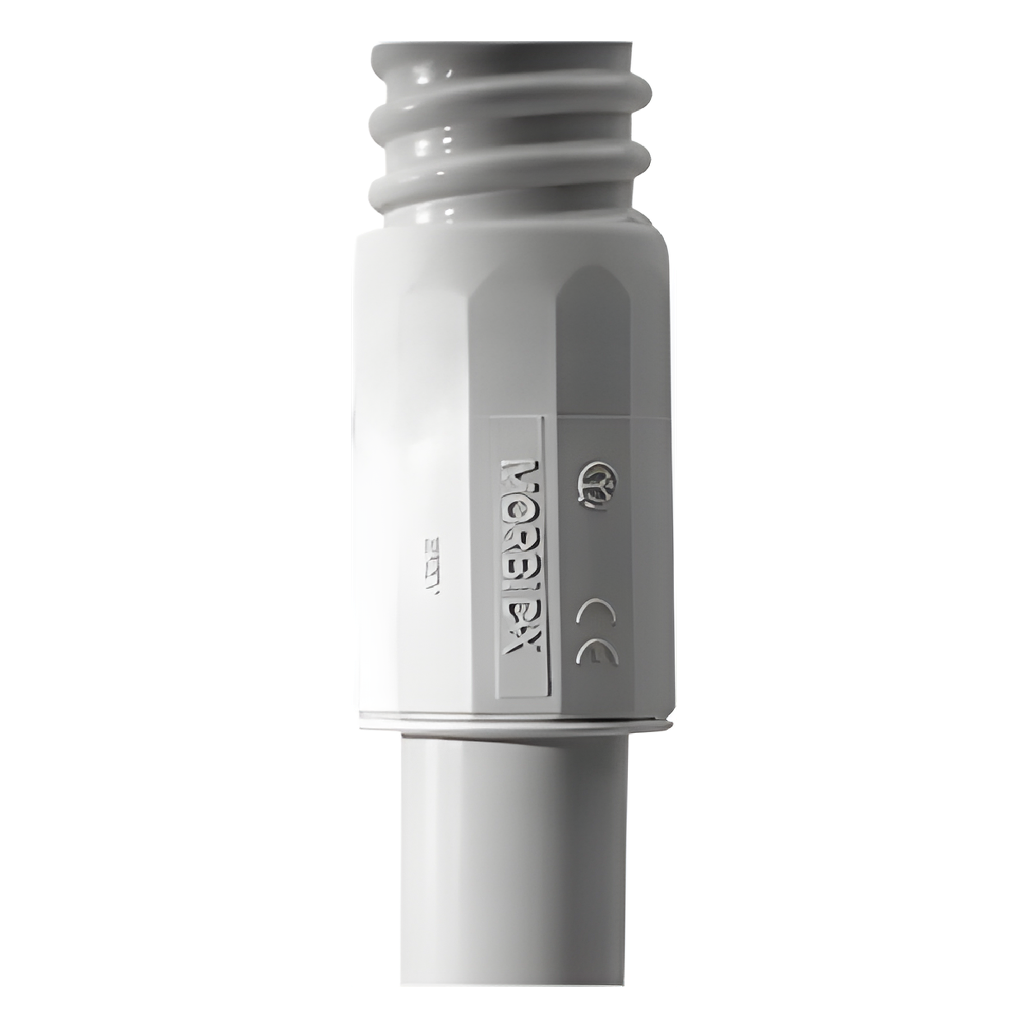 Conector (Racor) de tubería rígida a tubería flexible (Diflex), PVC Auto-Extinguible, 32 mm, IP65 — GEWISS · SKU DX-43-432