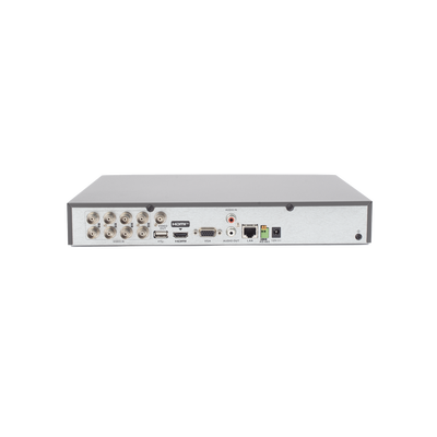 DVR 8 Canales TURBOHD + 4 Canales IP / 5 Megapixel Lite - 3K Lite / Audio de Dos Vías por Coaxitron / Reconocimiento Facial / ACUSENSE (Evita falsas alarmas) / 1 Bahía de Disco Duro / Salida de Video en Full HD