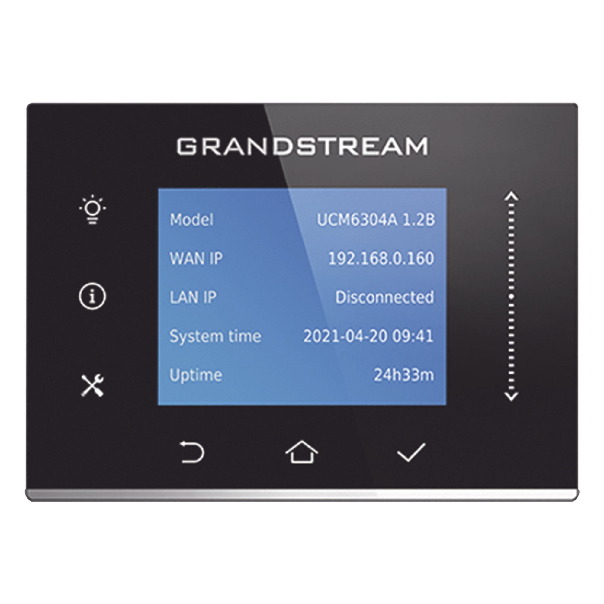 Conmutador IP-PBX / 1000 Usuarios / 150 Llamadas Simultáneas / 4 FXO / 4 FXS / Híbrido Local-Nube — GRANDSTREAM · SKU UCM6304A