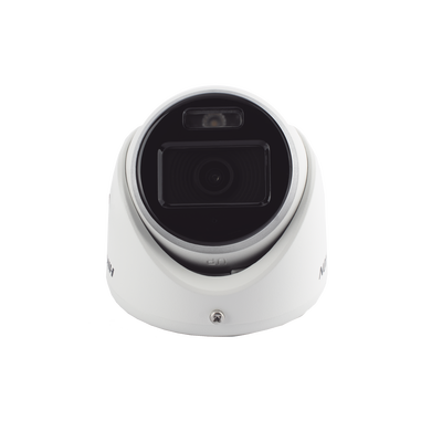 [Dual Light + ColorVu] Turret TURBOHD 2 Megapixel (1080p) / Lente 2.8 mm / 20 mts IR + 20 mts Luz Blanca / Gran Angular 105° / Exterior IP67 / Micrófono Integrado / dWDR / 4 Tecnologías / Metal