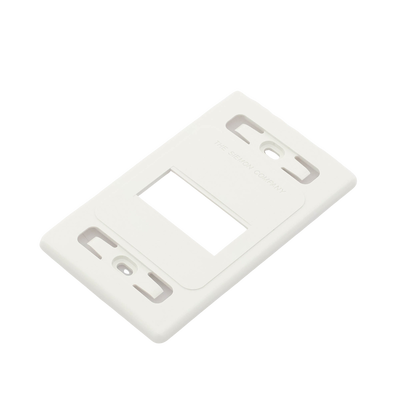 Placa de Pared Modular MAX, de 3 Salidas, Color Blanco, Versión Bulk (Sin Empaque Individual)
