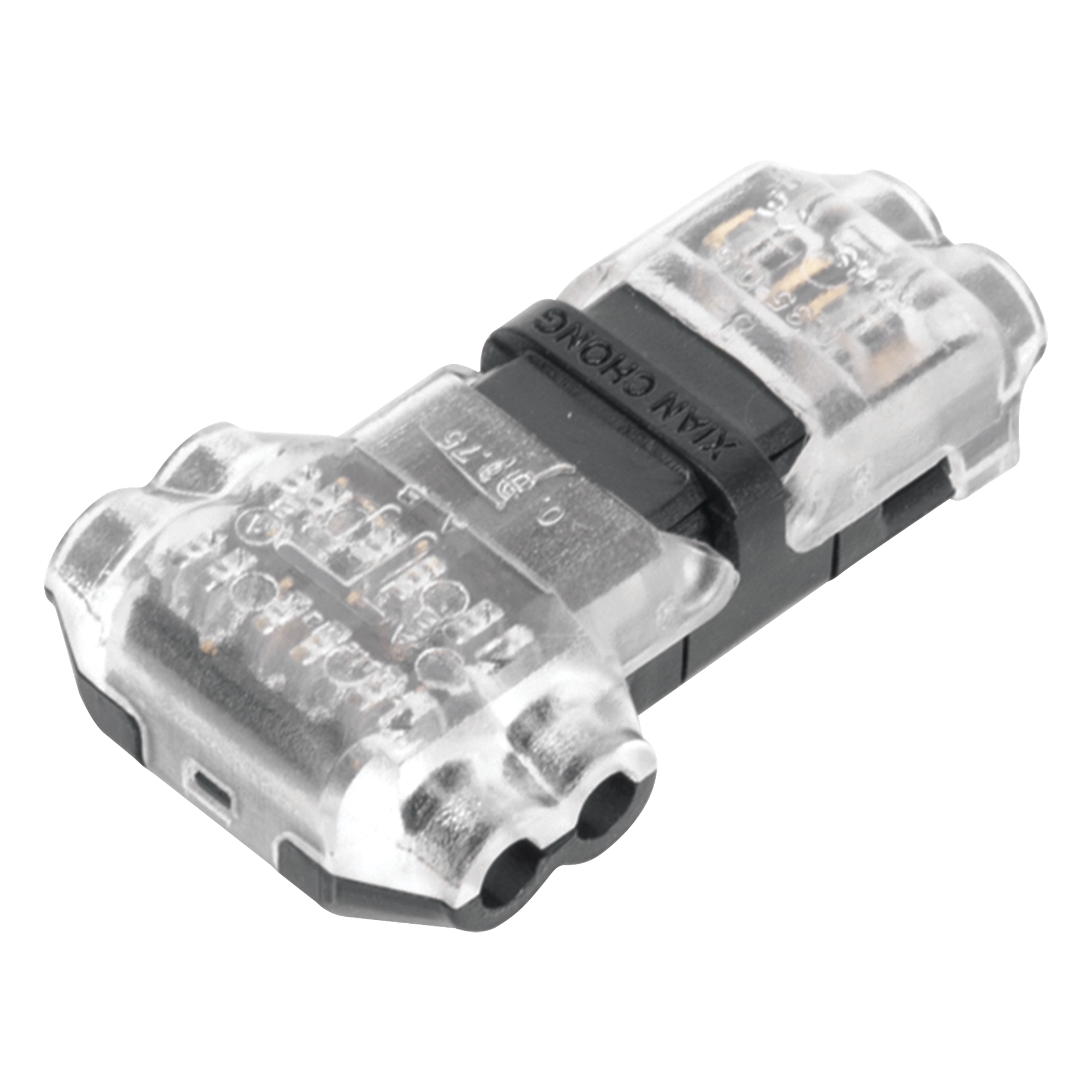 Conector en forma de T para 2 Contactos / Para una Conexión Rápida