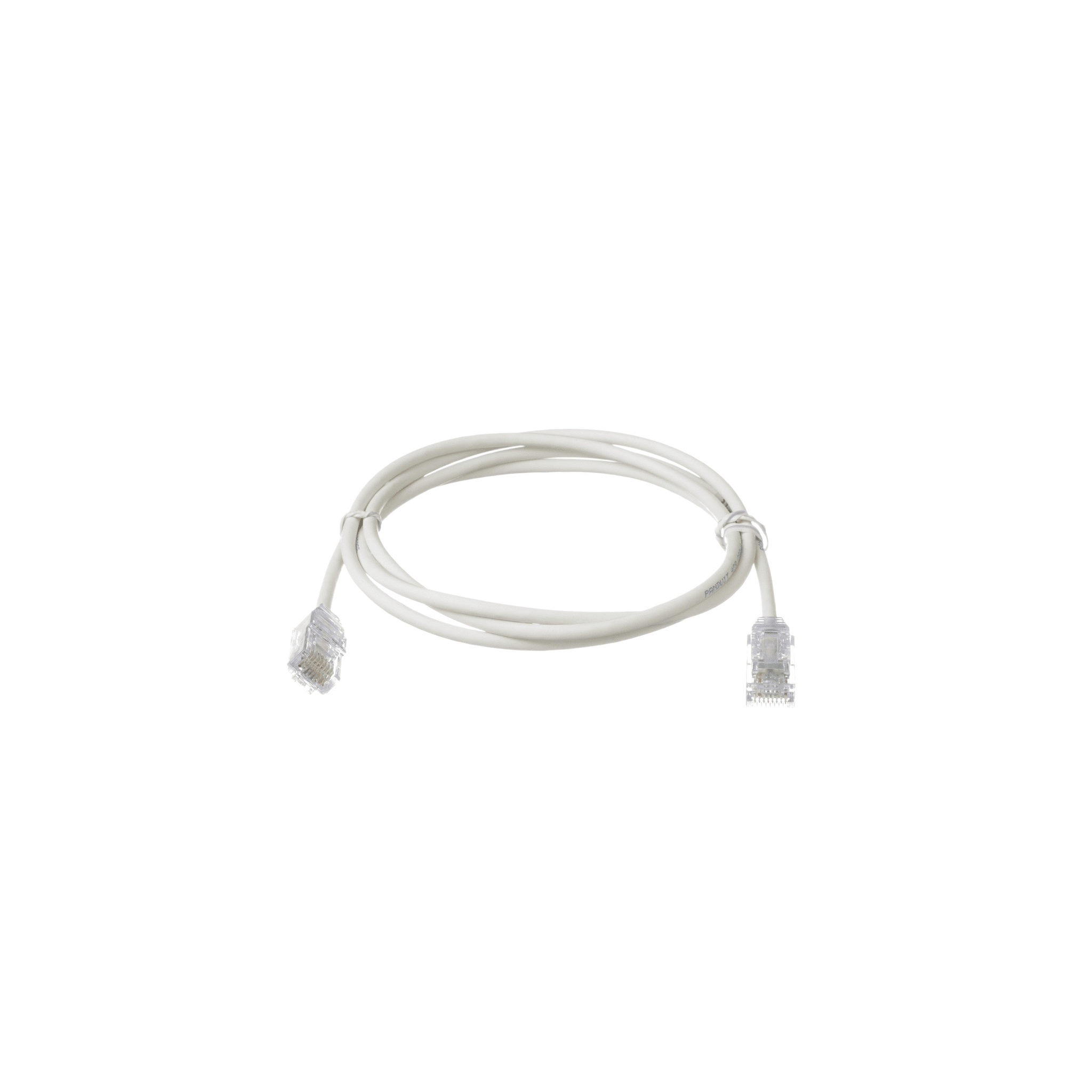 Cable de Parcheo TX6, UTP Cat6, Diámetro Reducido (28AWG), Color Blanco Mate, 4.57 Metros (15 Pies)