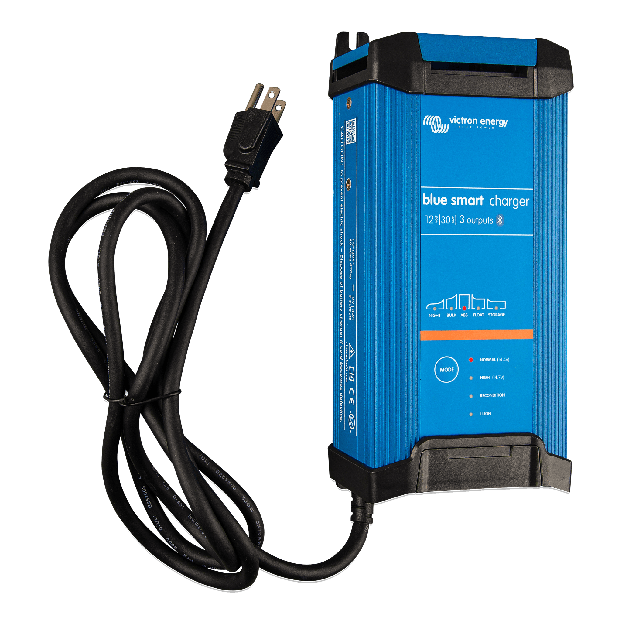 Blue Smart IP22 12/30 / Cargador de Baterías 12V, 30A / Para Ambientes Marinos y Terrestres. / Bancos de 120 a 300 Ah — VICTRON ENERGY · SKU BSIP2212/30