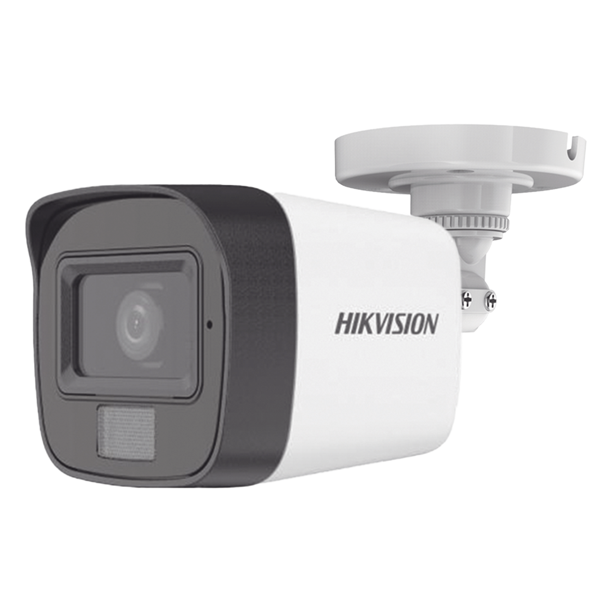 [Dual Light + ColorVu] Bala TURBOHD 2 Megapixel (1080p) / Lente 2.8 mm / 30 mts IR EXIR + 20 mts Luz Blanca / Micrófono Integrado / Gran Angular 101° / Exterior IP67 / 4 Tecnologías — HIKVISION · SKU DS-2CE16D0T-LFS