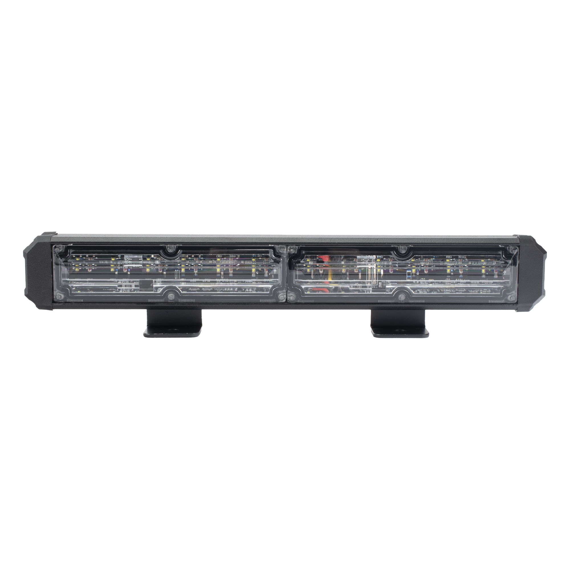 Barra de Luz de Advertencia, 2 Módulos de 6 LED, 11 Pulgadas Rojo/Claro — EPCOM INDUSTRIAL SIGNALING · SKU XLT2132RW
