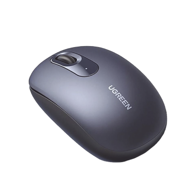 Mouse Inalámbrico 2.4G 800/1200/1600/2400 DPI | Función de 3 botones | Alcance 10m | Silencioso | Ergonómico | Anti-caída y Anti-interferencias | Batería Alcalina AA incluida | Midnight Blue.