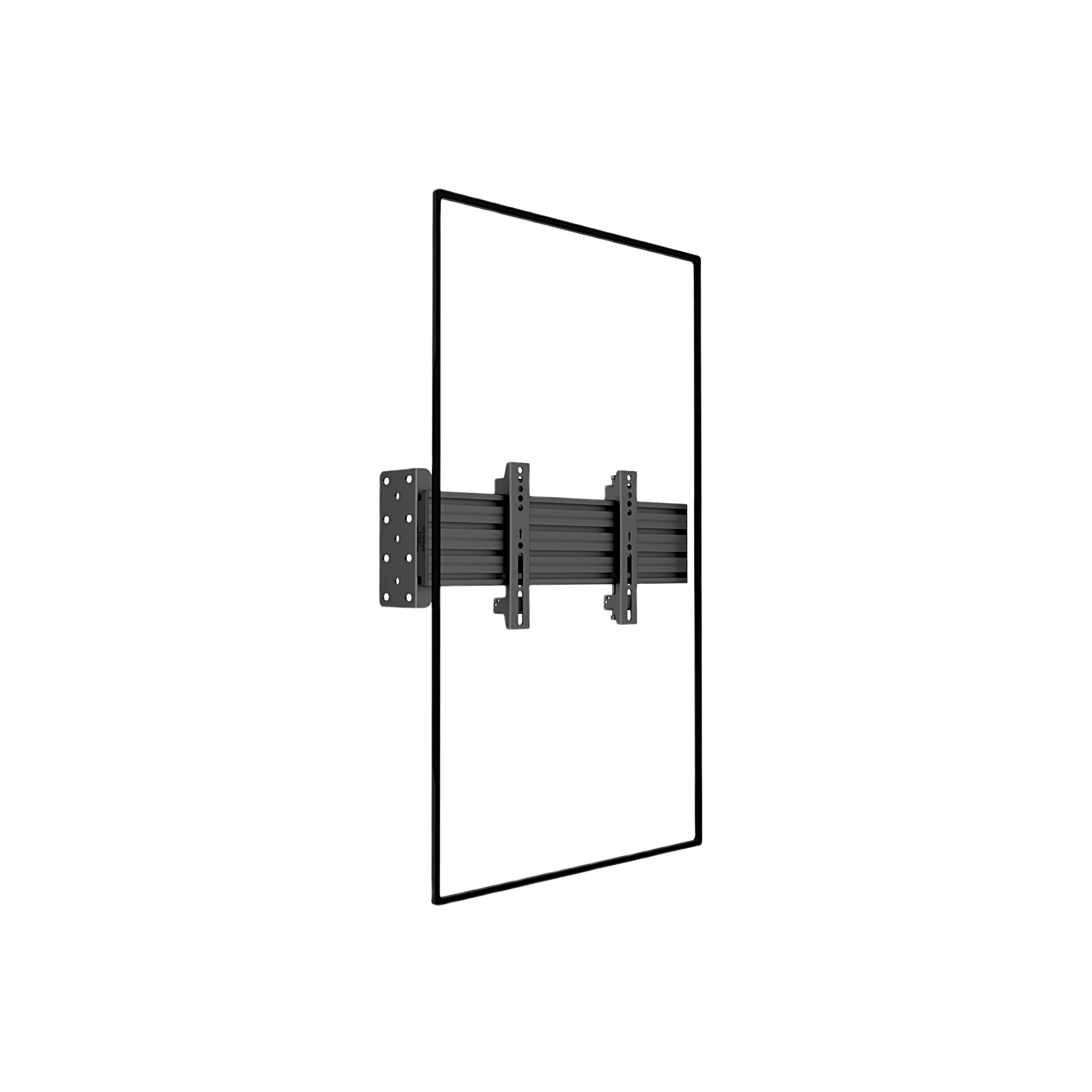 Placa_ Accesorio para Montaje de pantalla desde la Pared | Fabircada en Acero.