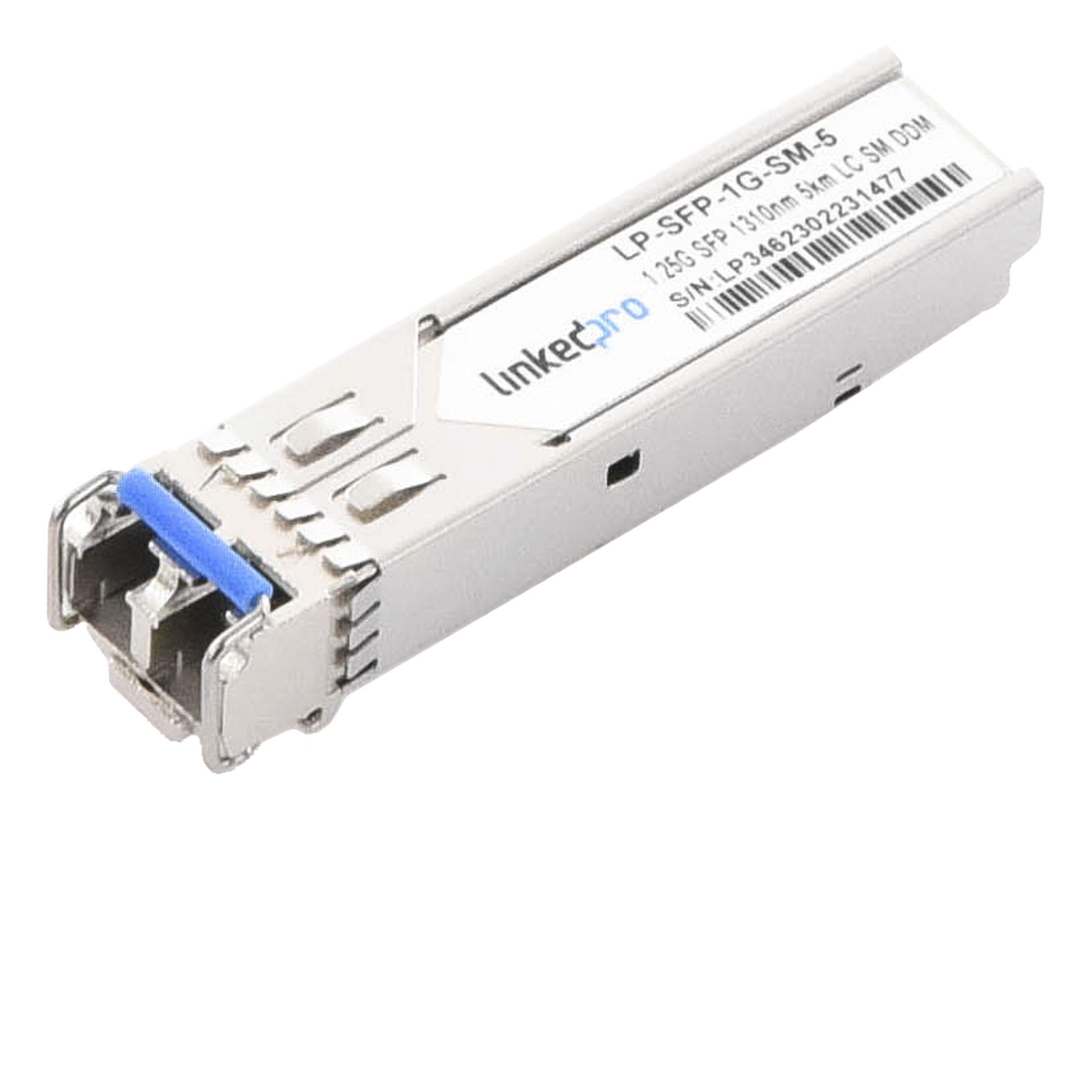 Transceptor Óptico SFP (Mini-Gbic) / Monomodo 1310 nm / 1.25 Gbps / 1000BASE / Conectores LC/UPC Dúplex / DDM / Hasta 5 km — LINKEDPRO BY EPCOM · SKU LP-SFP-1G-SM-5
