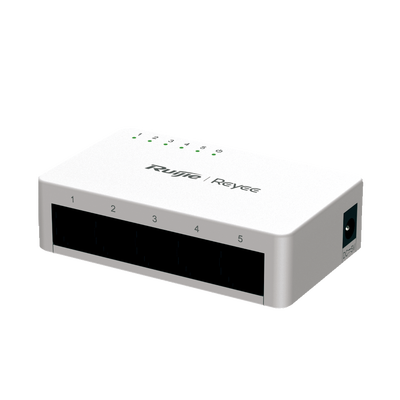 Switch no administrable, Visible en la Topología de la Nube, 5 puertos 10/100 Mbps