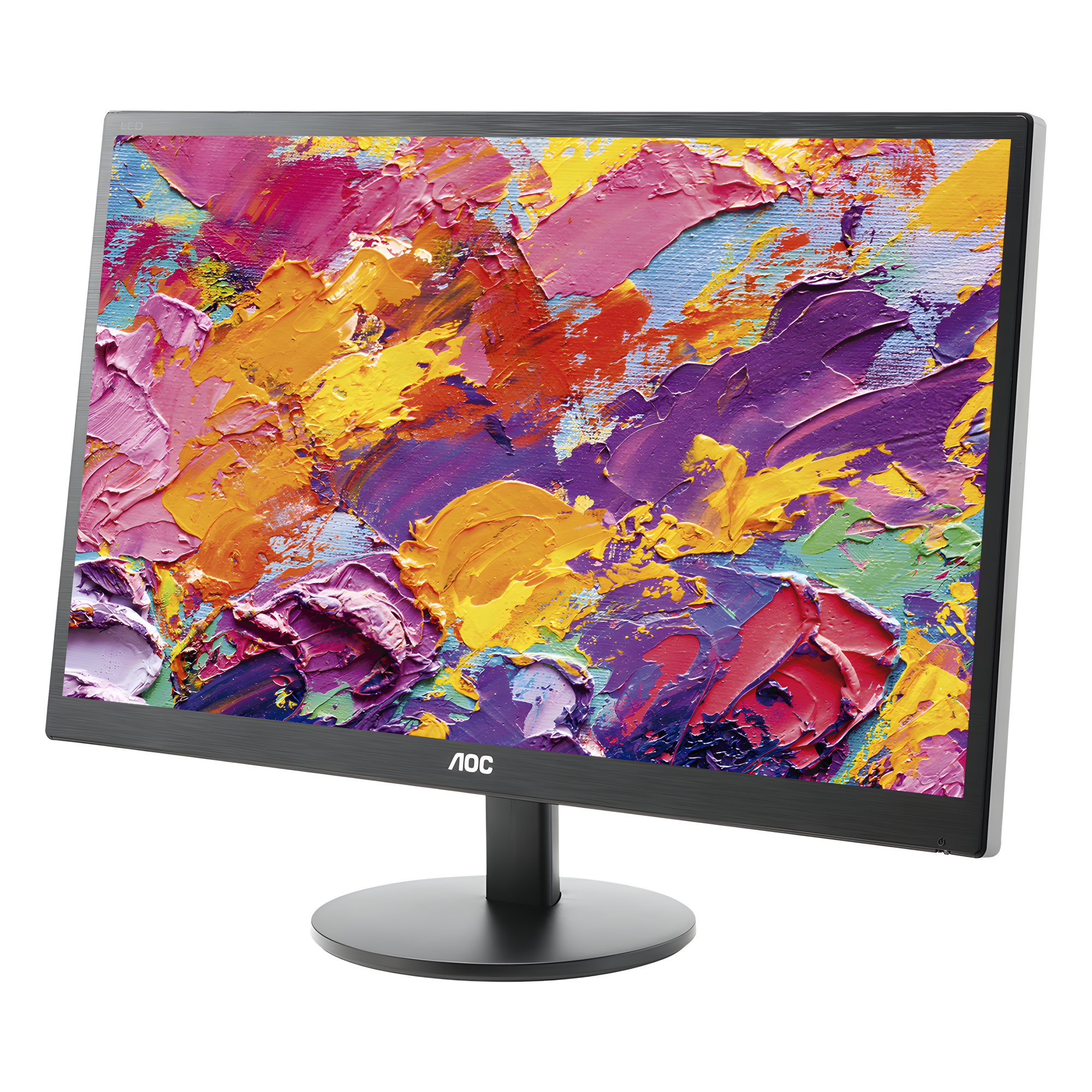 Monitor LED de 22", Resolución 1920 x 1080 Pixeles con Entradas de Video HDMI/VGA