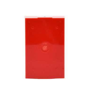 Caja trasera de montaje color rojo para estaciones de parada STOPPER