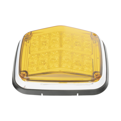 Luz de advertencia de 8 X 6", Color Ámbar, SAE, IP67, Ideal para Ambulancias
