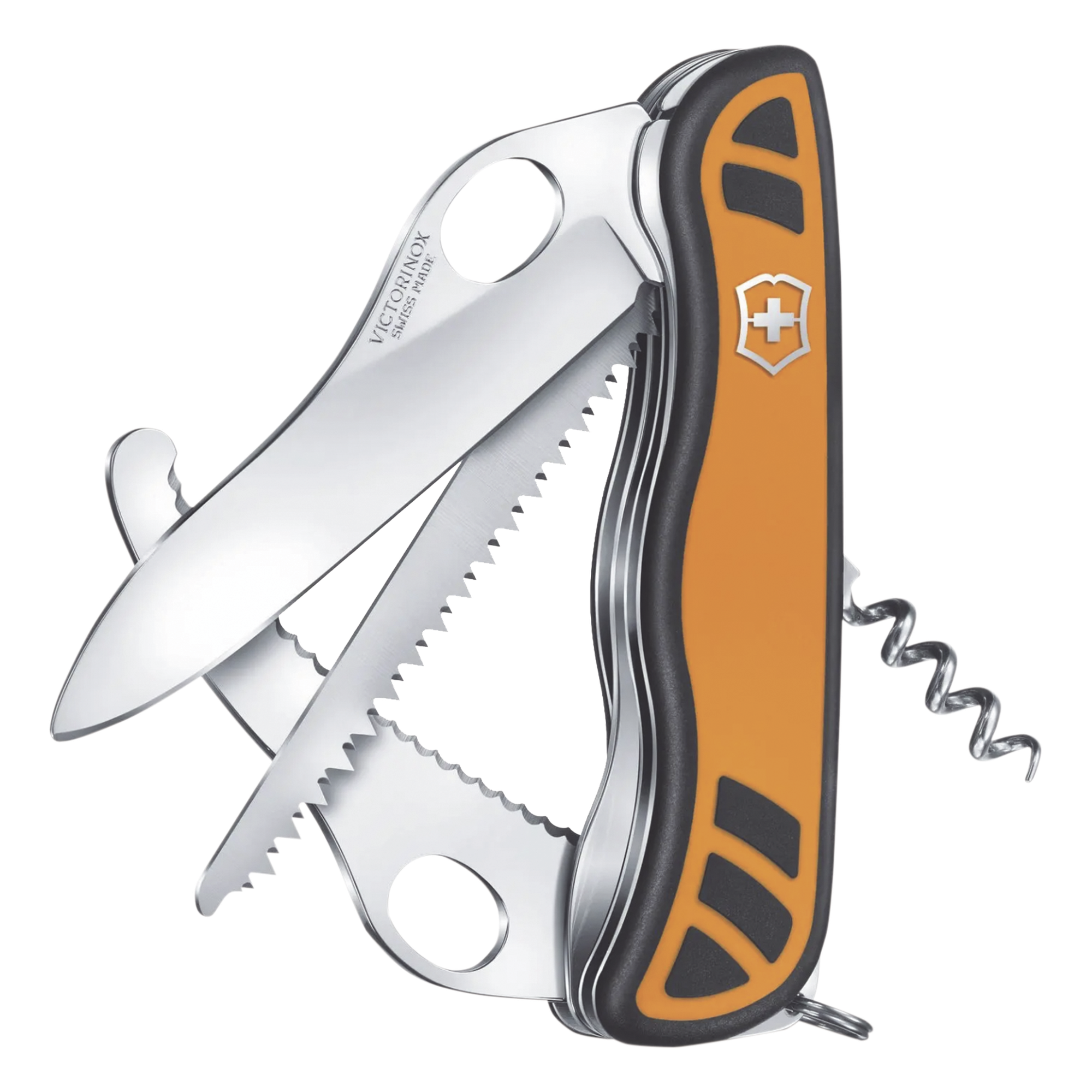 Navaja Victorinox Grande Hunter XT Grip Multiherramienta con Cachas y 6 Funciones. Hojas para una Mano.