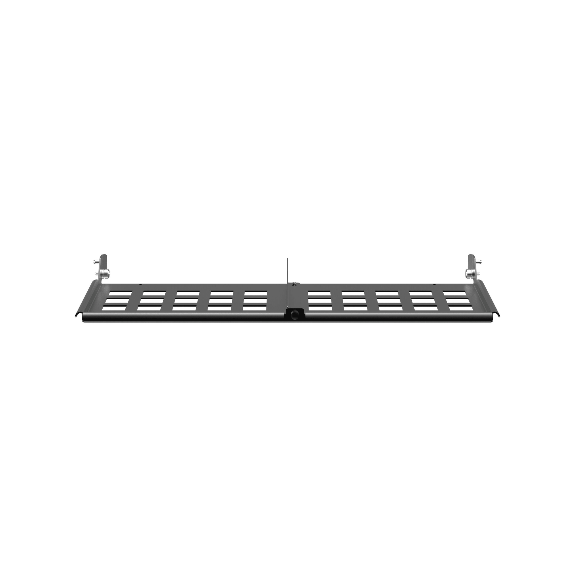 Organizador de Holgura para Cable de Fibra Óptica, Uso con Paneles HD Flex de 1 UR, Color Negro — PANDUIT · SKU FLEX-PLATE1U