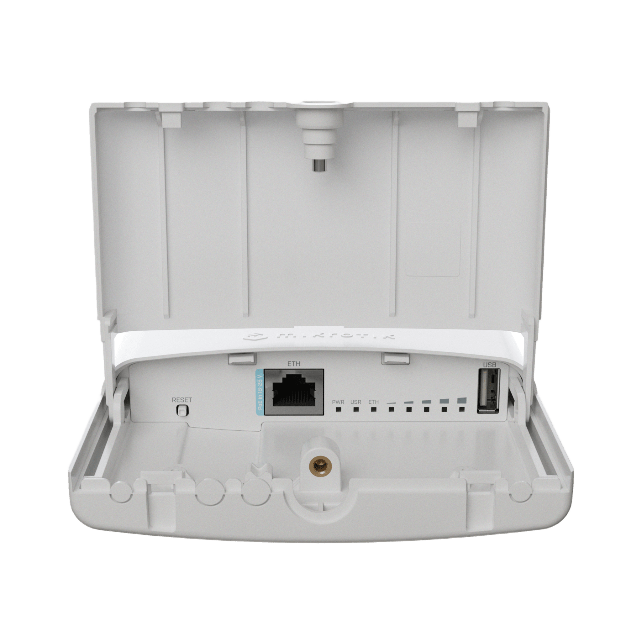 MikroTik NetBox 5 ax – CPE/PtP Conectorizado de Alto Rendimiento, Wi-Fi 6 y Gigabit para Exteriores