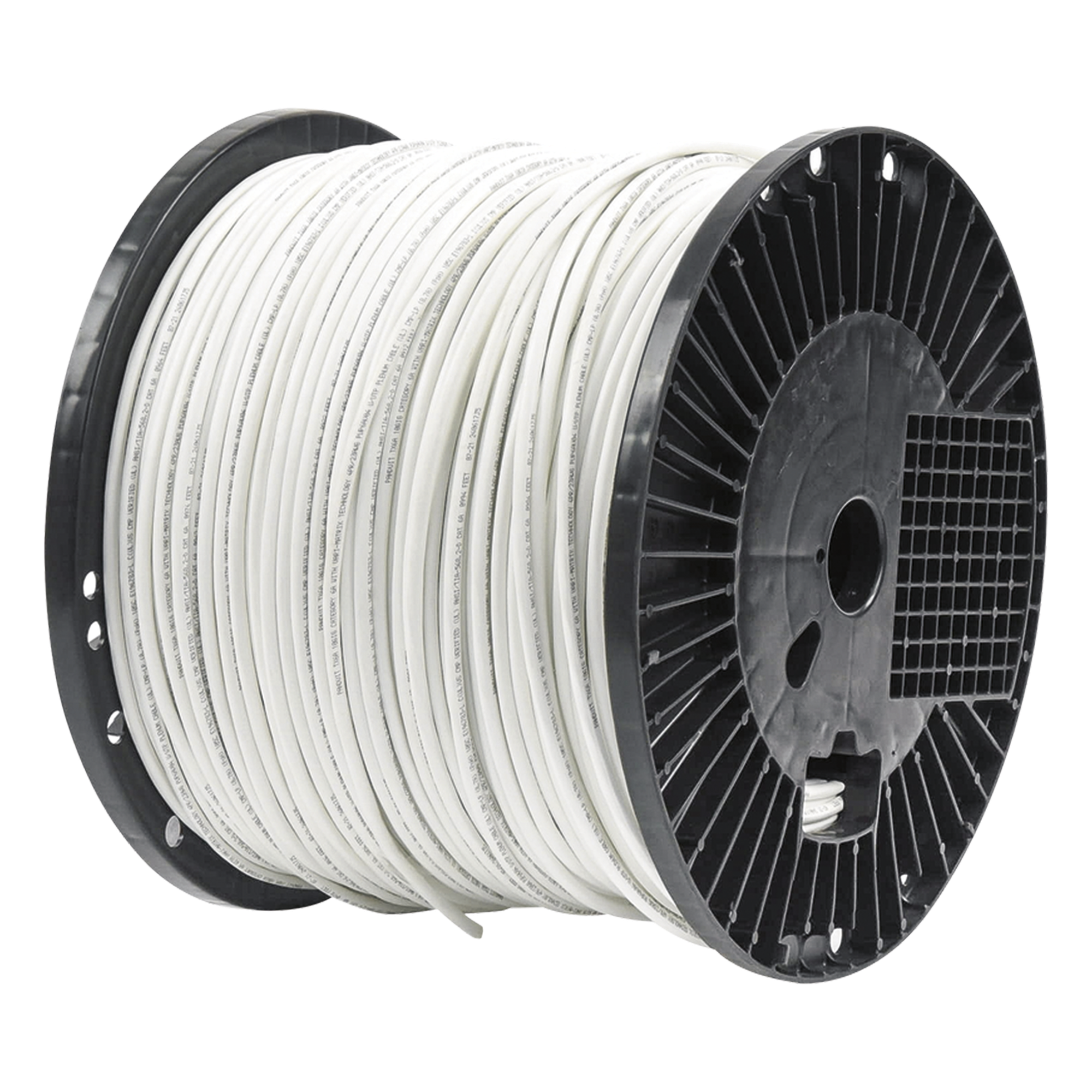 Bobina de Cable UTP de 4 Pares, Vari-MaTriX, Cat6A, 23 AWG, CMP (Plenum), Color Blanco, 305m — PANDUIT · SKU PUP6AHD04WH-G