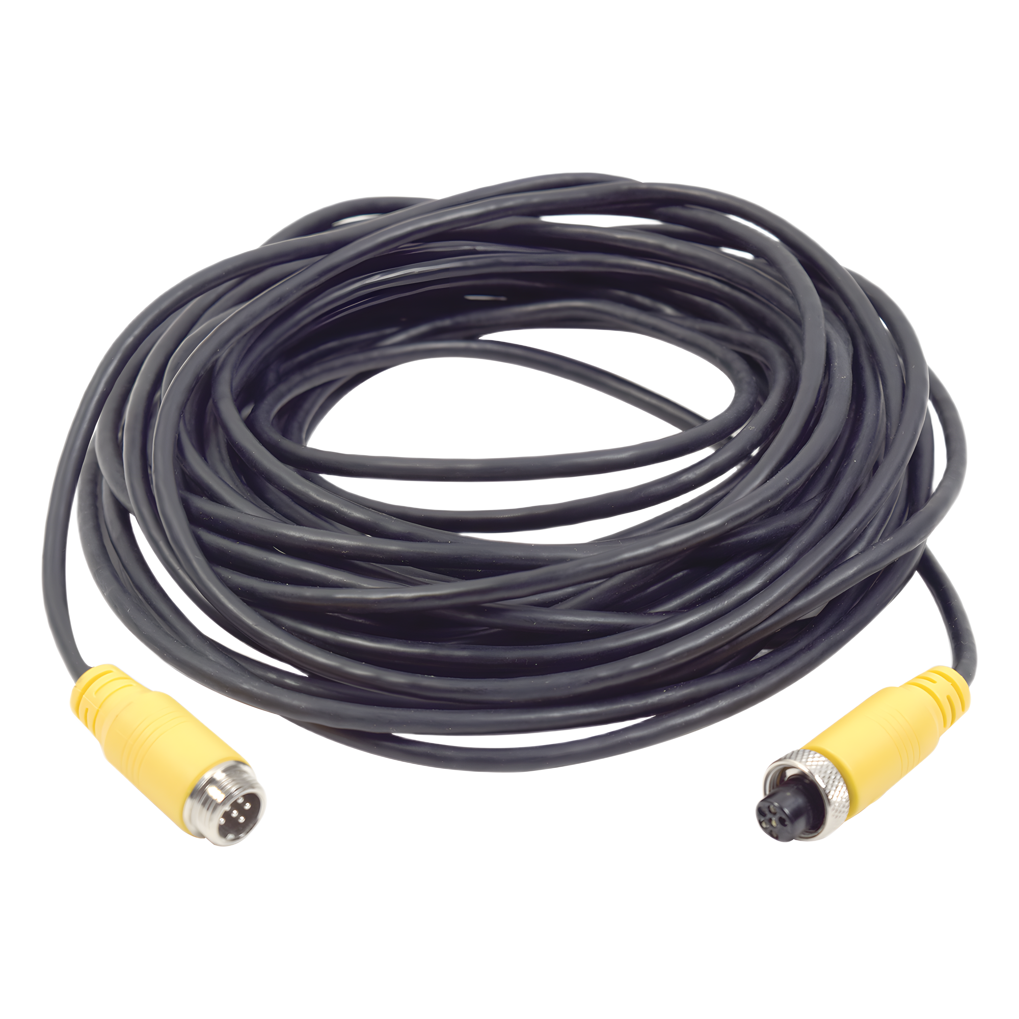 Cable extensor con conector tipo aviación de 7m para soluciones de videovigilancia móvil xmr para soluciones IP — STREAMAX · SKU XMRIPC7M