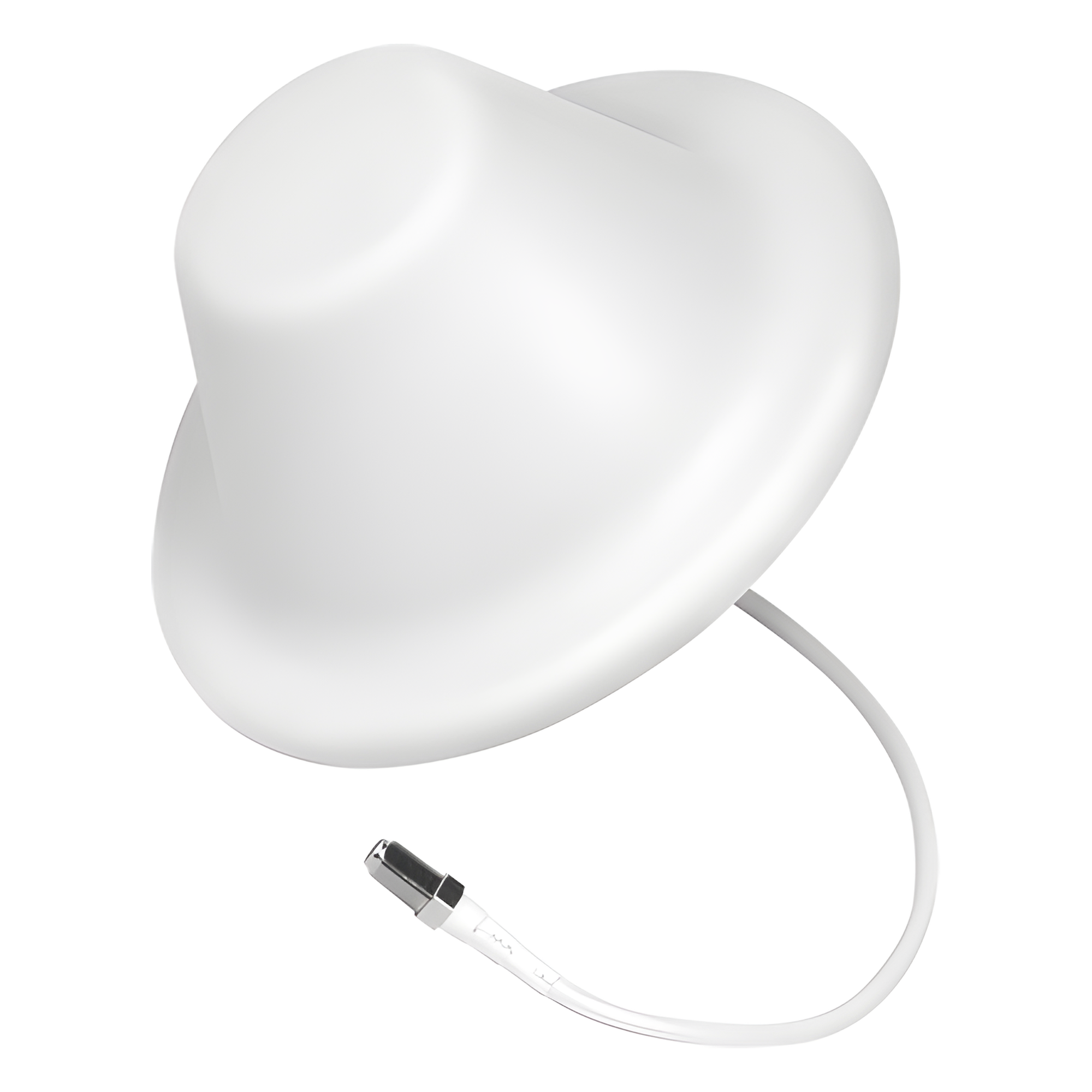 Antena Tipo Domo| 698-960/1710-2700 MHz, 2/4 dB | 75 Ohm, con conector F Hembra. — WILSONPRO / WEBOOST · SKU 304-419