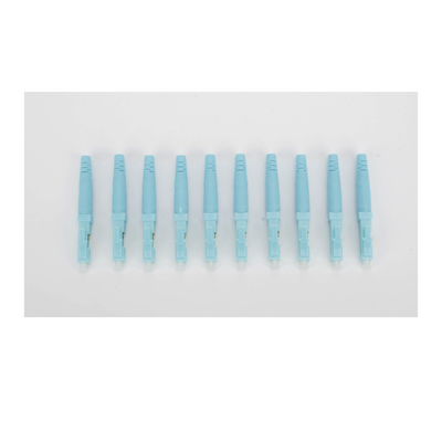 Conector de Fibra Óptica Pre-pulido Re-terminable Multimodo LC/UPC 900um, 2.0 mm, 3.0 mm (Paquete 10 Piezas)