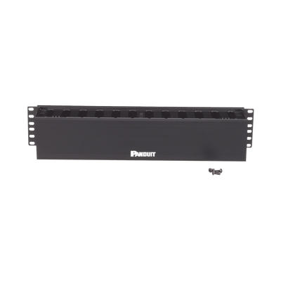 Organizador de Cables Horizontal PatchLink, Sencillo (Solo Frontal), Para Rack de 19in, 2UR