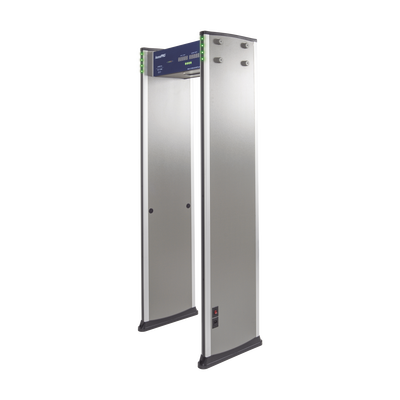 Detector de metales de 6 zonas/ Uso en Interior/ Contador de alarmas y Personas