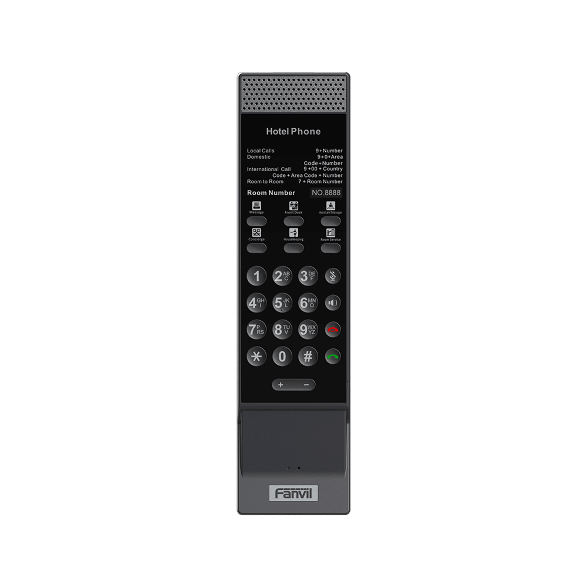 Teléfono IP Inalámbrico para Hotelería con Wi-Fi 6 Doble Banda, 6 Teclas DSS,Material Antibacterial