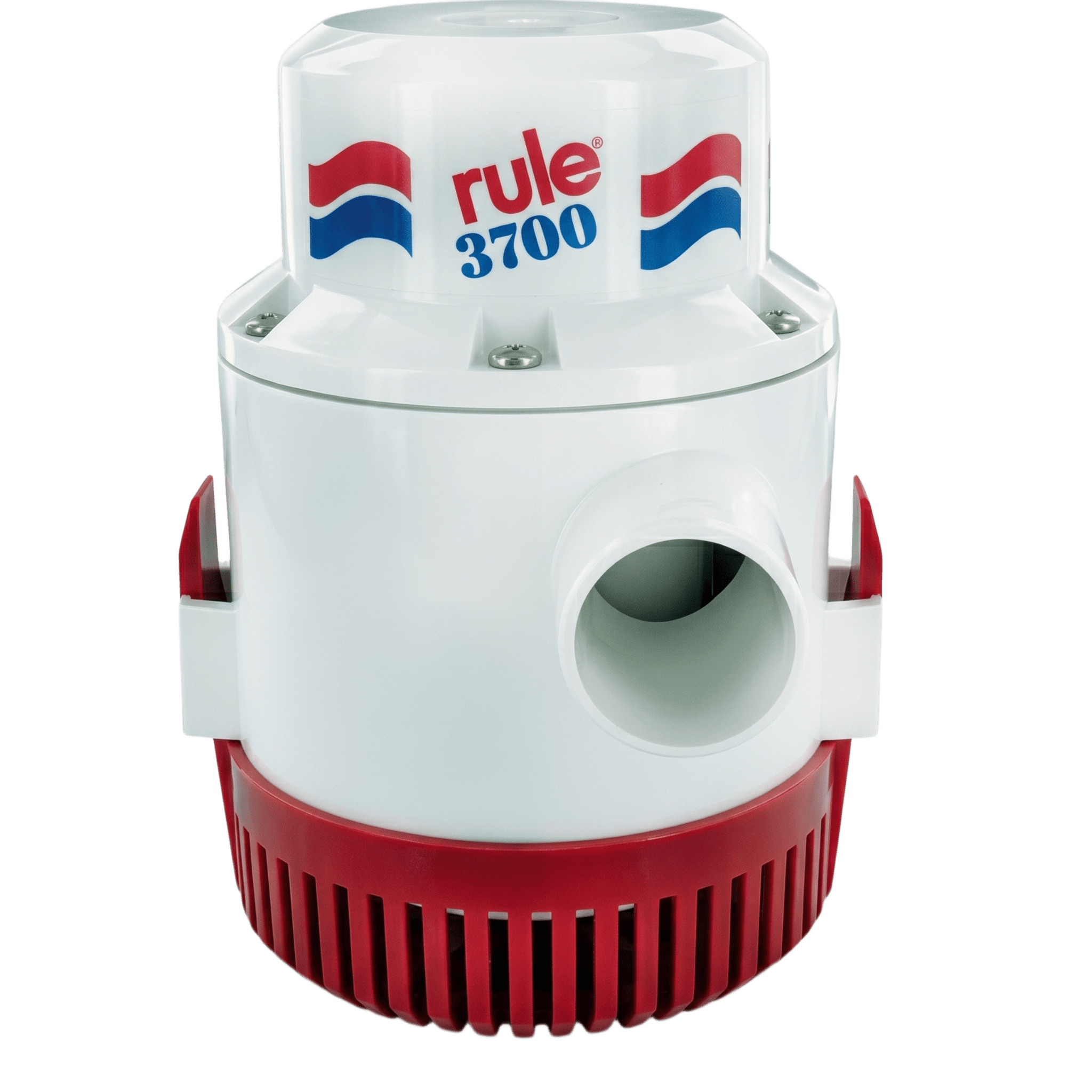 Bomba de Achique Sumergible Rule 16A / 3,700 GPH / 24V CD / Motor de Alta Eficiencia / Ejes de Acero Inoxidable / Protección Térmica TCO / Certificación CE e ISO 8849