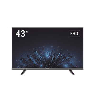 Monitor LED Full HD 43" / Ideal para Oficina y Hogar / Uso 24-7 / Entrada HDMI/VGA/USB / Compatible con Montaje VESA (200 X 200) / Bocinas Integradas