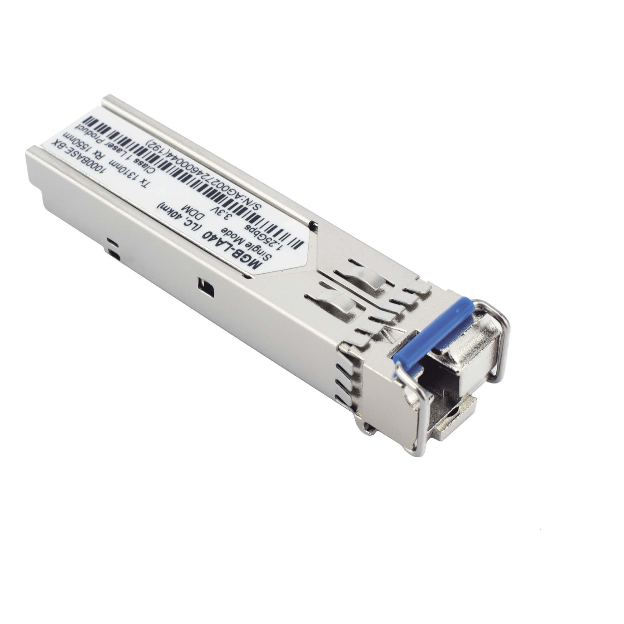 Transceptor mini-Gbic SFP 1G LC TX:1310nm RX:1550 para fibra Mono Modo 40 Km WDM, Requiere MGB-LB40 — PLANET · SKU MGB-LA40