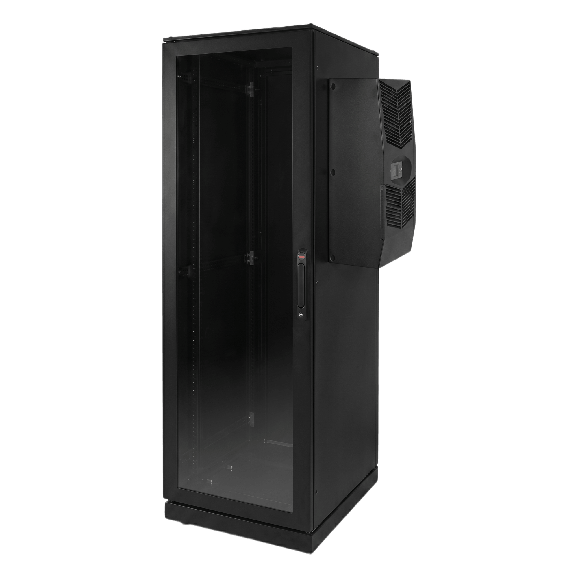 Gabinete de Telecomunicaciones ProLine V/D, 700 mm de Ancho, 800 mm de Profundidad, Compatible Con Aire Acondicionado Tipo G28, 42 UR, Color Negro — HOFFMAN · SKU PDCP2078BAC