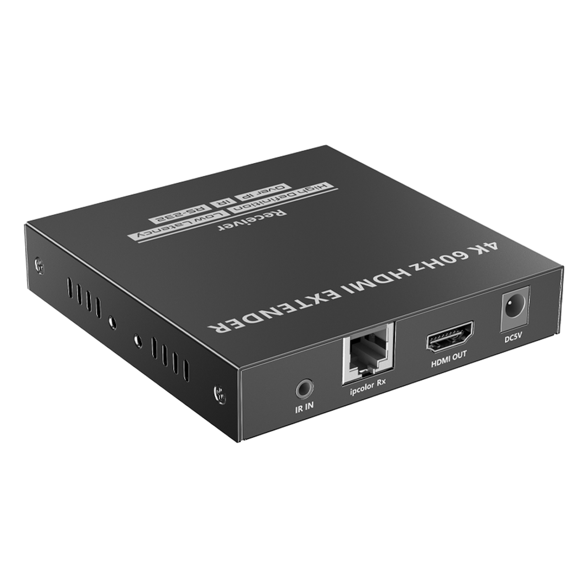 Receptor Compatible para Kit TT582 | 4K @60Hz | Cat 6, 6a y 7 | hasta 120 metros |